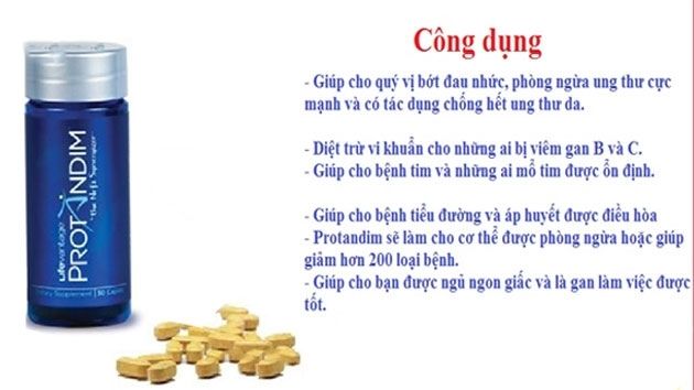 Tác dụng của thực phẩm chức năng Protandim