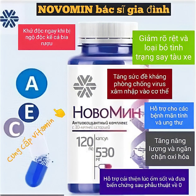 Tác dụng của thuốc Novomin Formula 4