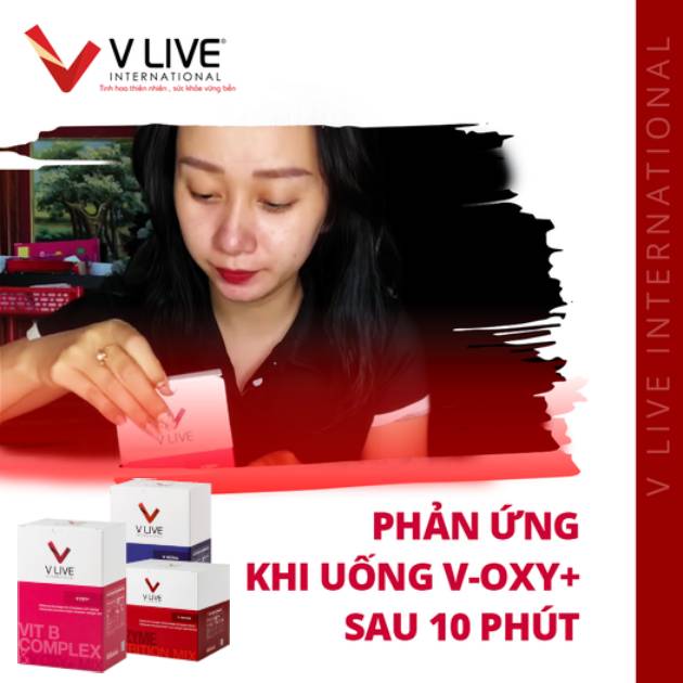 Phản ứng khi uống Vlive như thế nào