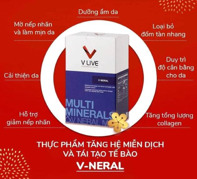 Thực phẩm tăng hệ miễn dịch và tái tạo tế bào V-Neral