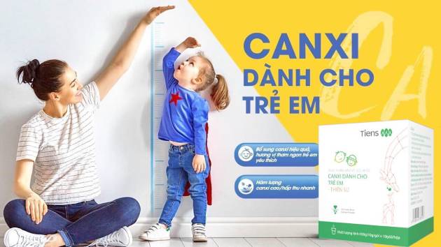 Công dụng Canxi thiên sư trẻ em