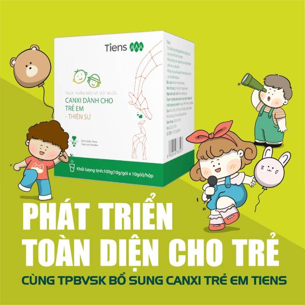 Tại sao nên sử dụng Canxi Thiên Sư dành cho trẻ em