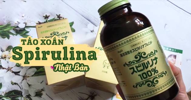 Tảo biển Spirulina 2200 viên Japan