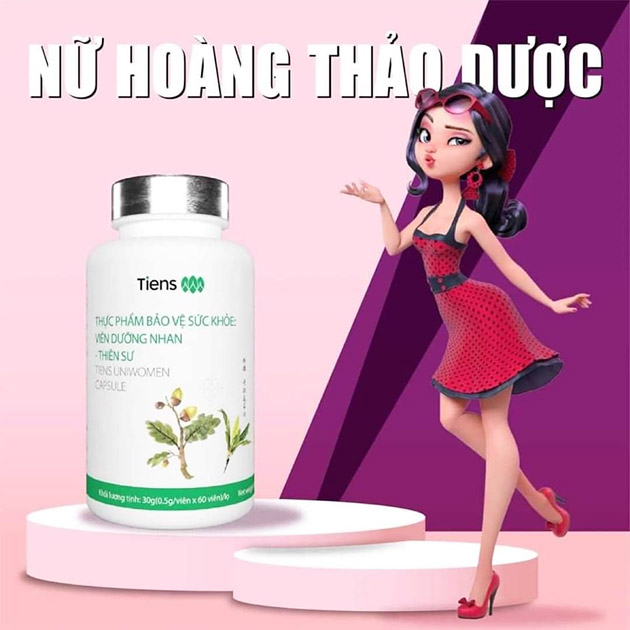 Giới thiệu tổng quan về viên uống dưỡng nhan Thiên Sư