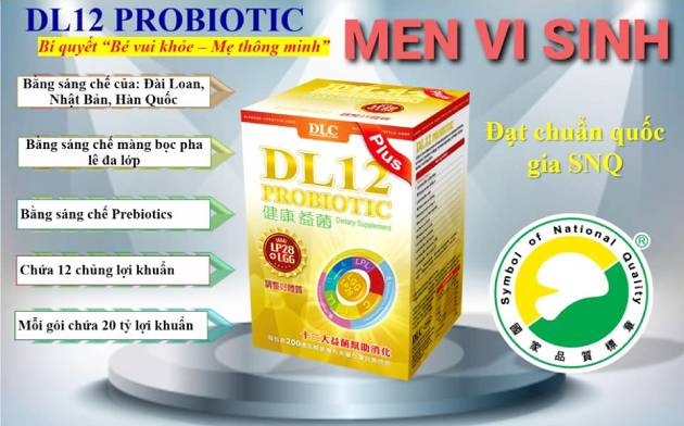 Thực phẩm chức năng Dl12 Probiotic DLC có tốt không