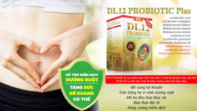 Lợi ích khi sử dụng Dl12 Probiotic Đài Loan