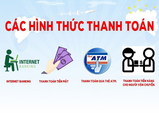 Hình thức thanh toán tại Gia Phú Shop