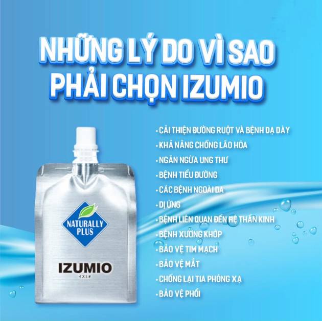 Công dụng của Nước IZUMIO 