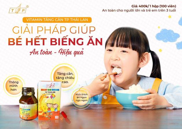 Vitamin tăng cân TP là gì