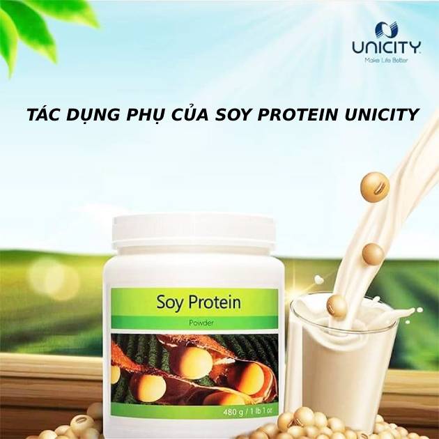 Soy Protein Unicity có tác dụng phụ không